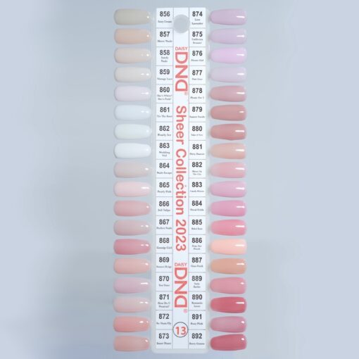 DND SHEER COLLECTION DUO - 36 SET (DND#856 - DND#892)